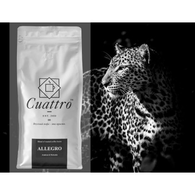 Кофе CUATTRO Allegro (упаковка 1000 г)
