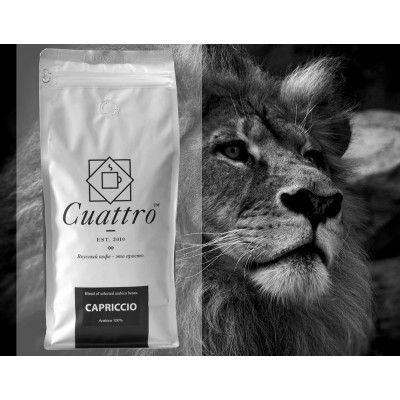Кофе CUATTRO Capriccio (упаковка 1000 г)