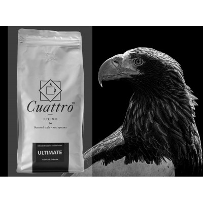 Кофе CUATTRO Ultimate (упаковка 1000 г)